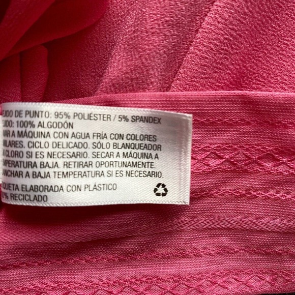 Ava & Viv Comfy Top Tie Front or Back Coral Pink  size 1X - Picture 8 of 10